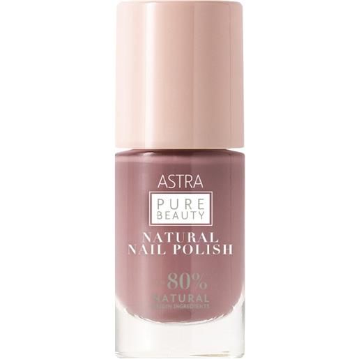 ASTRA MAKEUP pure beauty natural nail polish 8ml smalto 0004 - grand plum