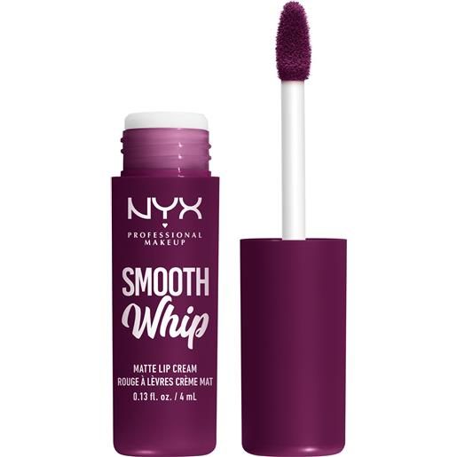 Nyx Professional MakeUp smooth whip matte lip cream 4ml rossetto mat, rossetto 11 berry bed sheets