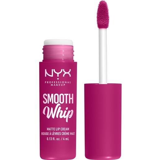 Nyx Professional MakeUp smooth whip matte lip cream 4ml rossetto mat, rossetto 09 baby frosting