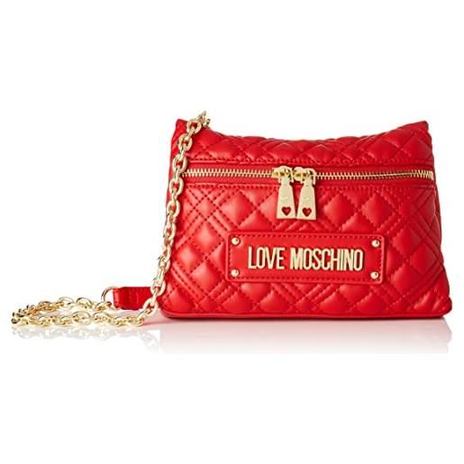 Love Moschino jc4319pp0fla0, borsa a spalla, donna, rosso, taglia unica