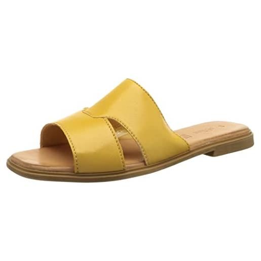 s.Oliver 5-5-27114-38, sandali a ciabatta donna, giallo, 40 eu
