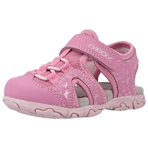Geox b sandal flaffee gir, white/pink, 26 eu