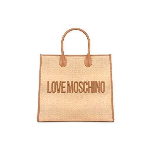 Love Moschino, jc4318pp0gkn1, borsa a mano donna , cammello, taglia unica