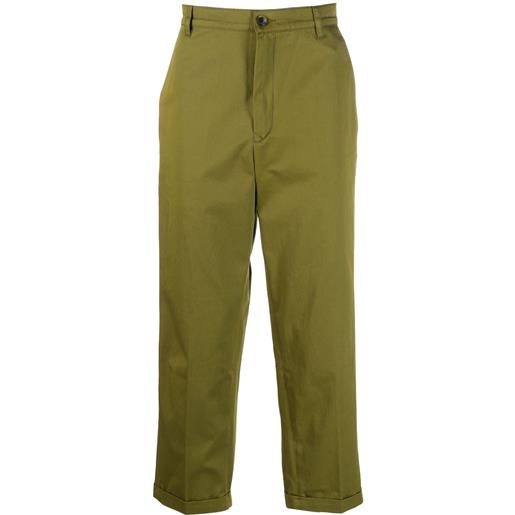 Kenzo pantaloni sartoriali dritti - verde