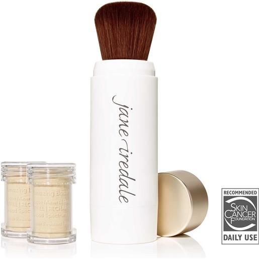 Jane Iredale amazing base loose mineral powder spf 20 refillable brush - bisque