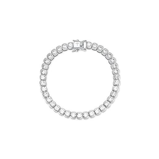 Joop!Bracciale da braccio da donna in argento 925, con zirconi sintetici, 18 cm, argento, viene fornito in una confezione regalo per gioielli, 2026877