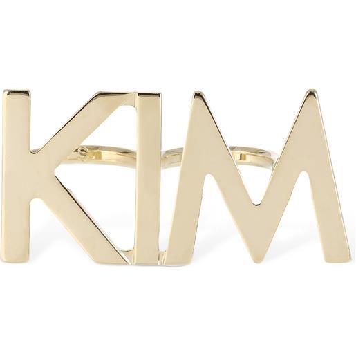 DOLCE & GABBANA kim letters double ring