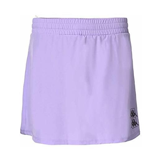 Kappa kombat padel deva, pantaloncini donna, nero, m