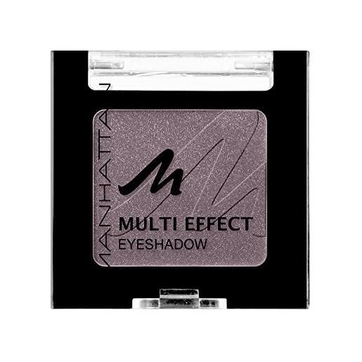 Manhattan multi effect eyeshadow - ombretto marrone luccicante in una pratica lattina, colori intensi e duraturi - colore choc kiss 96q - 1 x 2 g