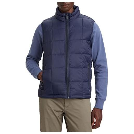 Dockers nylon lightweight quilted vest, gilet trapuntato in nylon leggero, uomo, high/rise, m