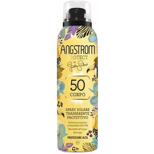 Angstrom protect spf50 spray solare corpo trasparente limited edition, 150ml