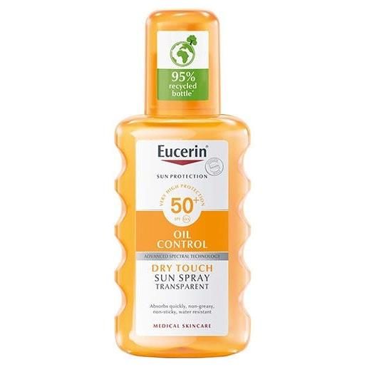 Eucerin oil control dry touch sun trasparente sfp 50+ 200 ml