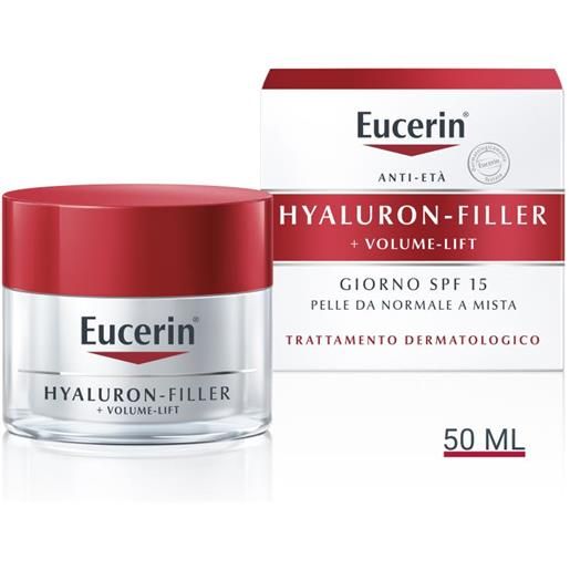 Eucerin hyaluron-filler+volume-lift giorno crema antirughe pelle normale 50 ml