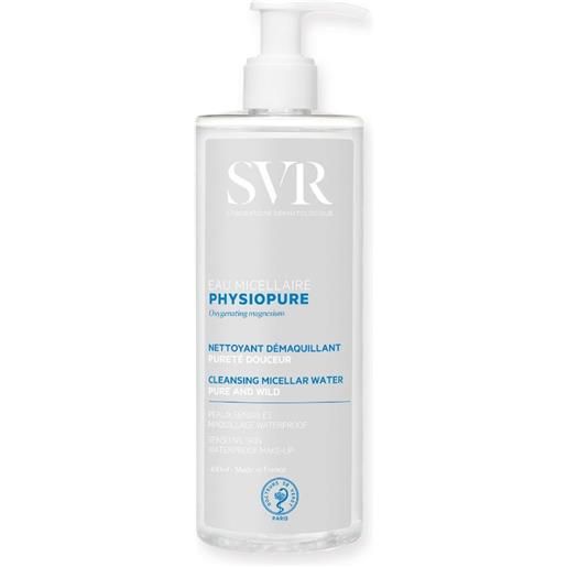 SVR physiopure acqua micellare detergente struccante pelli sensibili 400 ml