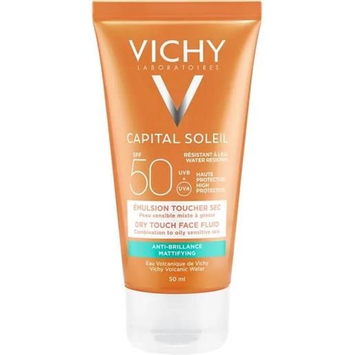 Vichy capital soleil emulsione anti-lucidità effetto asciutto spf 50 50 ml
