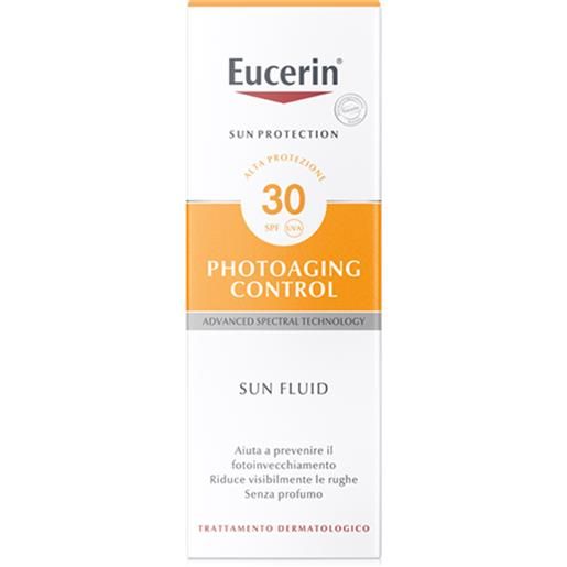 Eucerin sun fluid anti-età crema solare viso fp 30 protezione alta 50 ml