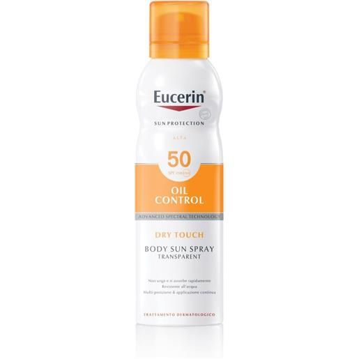 Eucerin sun protection oil control protezione solare alta spf 50 200 ml