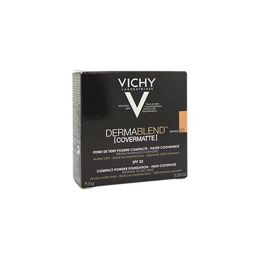 Vichy demablend covermatte fondotinta in polvere compatto 55 bronze 9,5 g