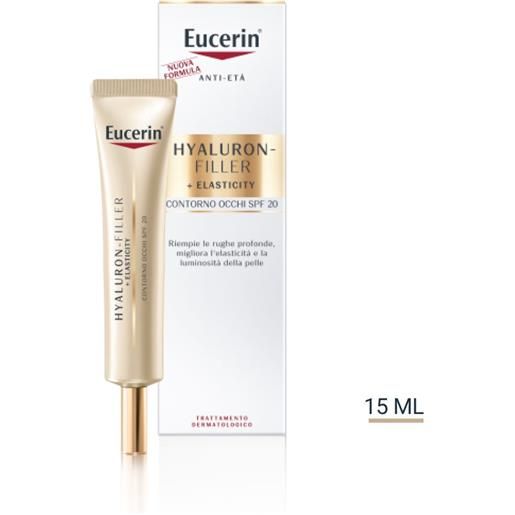 Eucerin hyaluron-filler+elasticity contorno occhi anti-età 15 ml