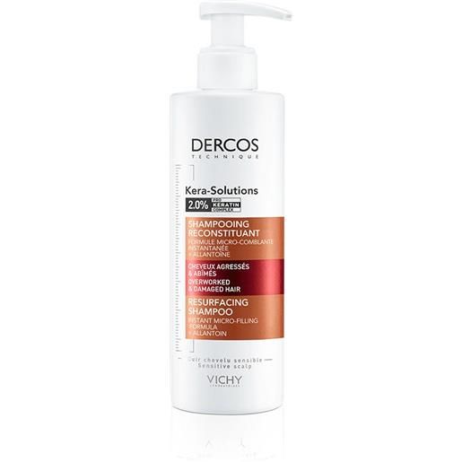 Vichy dercos kera-solutions shampoo ristrutturante capelli secchi 250 ml