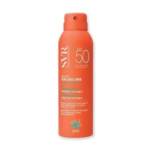SVR sun secure brume spray solare viso e corpo spf50+ nuova formula 200 ml