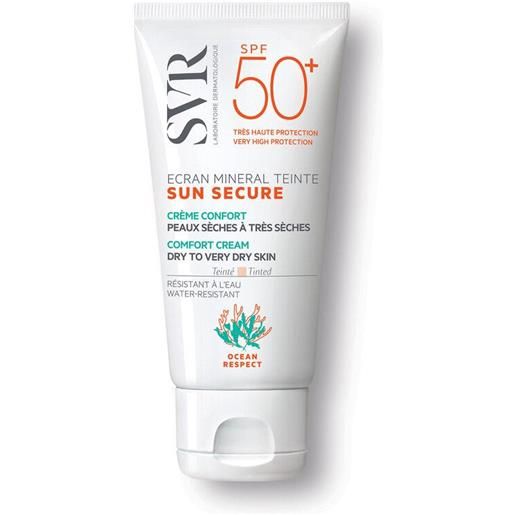 SVR sun secure schermo minerale colorato spf 50+ pelle secca e molto secca 50 ml