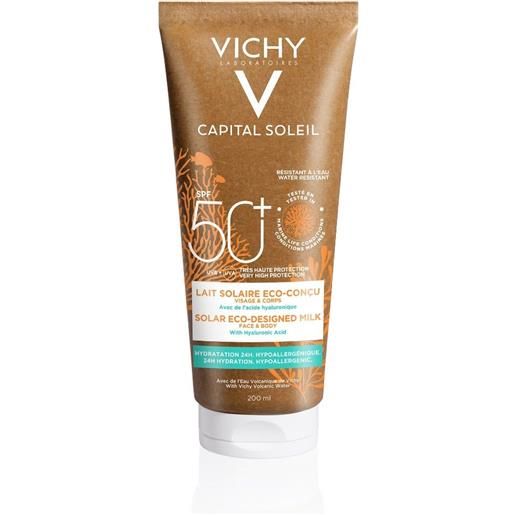 Vichy capital soleil latte solare eco-sostenibile spf 50+ 200 ml