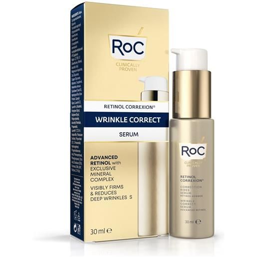 Roc retinol correxion wrinkle correct siero correttore anti-rughe 30 ml