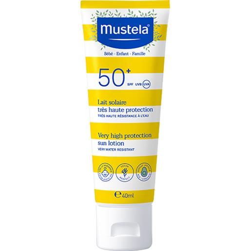 Mustela latte solare viso spf 50+ protezione per tutta la famiglia 40 ml