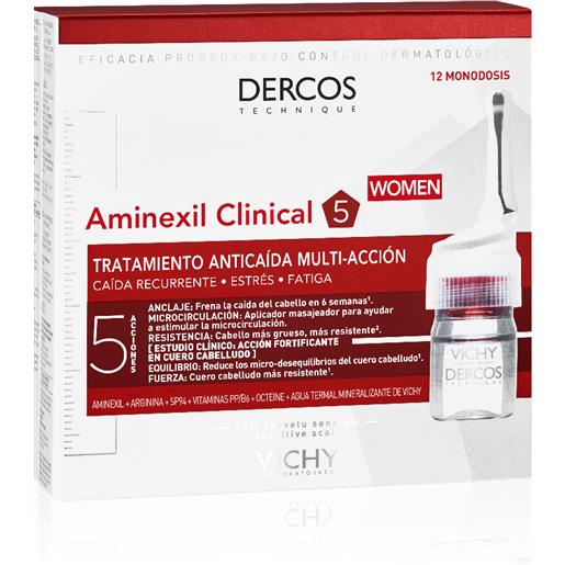 Vichy dercos aminexil trattamento anticaduta donna 12 fiale 12 x 6 ml