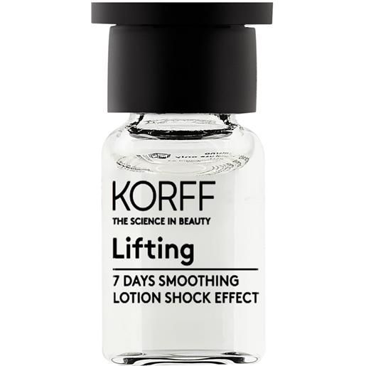 Korff lifting lozione 7 giorni effetto urto levigante 7 flaconcini