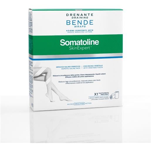Somatoline SkinExpert somatoline skin expert bende snellenti drenanti azione riducente urto 1 applicazione