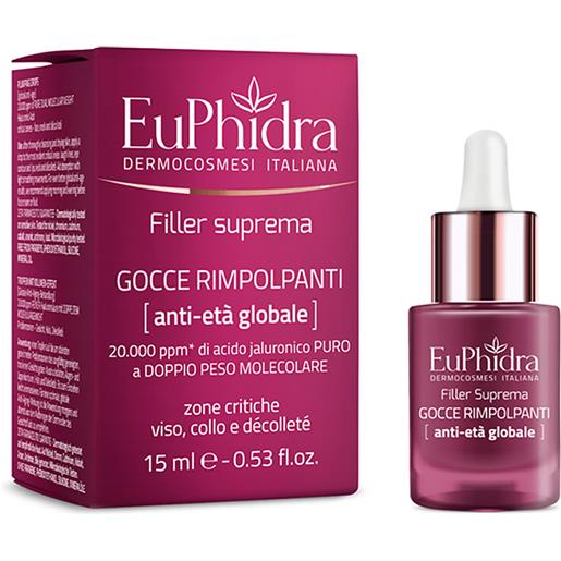 Euphidra filler suprema gocce rimpolpanti anti-età 15ml