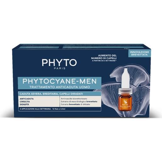 Phyto Paris phyto phytocyane fiale anti-caduta severa dei capelli - uomo 12x3,5 ml