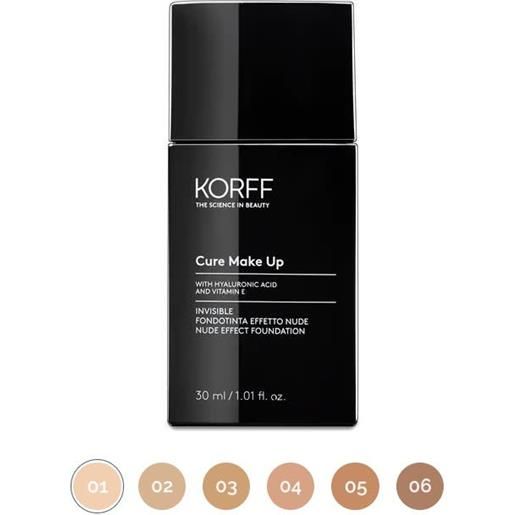 Korff cure make up fondotinta invisibile effetto nude