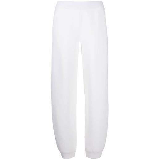 Bally pantaloni con vita elasticizzata - bianco