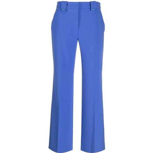 Moschino pantaloni svasati - blu