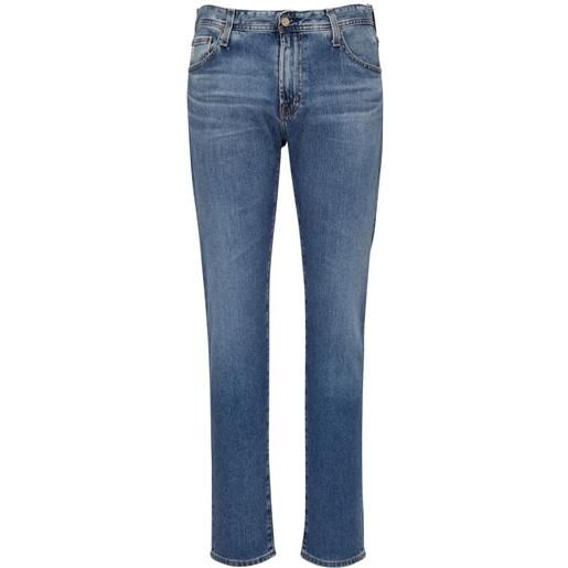 AG Jeans jeans slim con effetto schiarito - blu