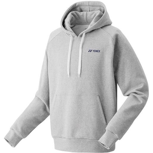 Yonex team full zip sweatshirt grigio xs uomo