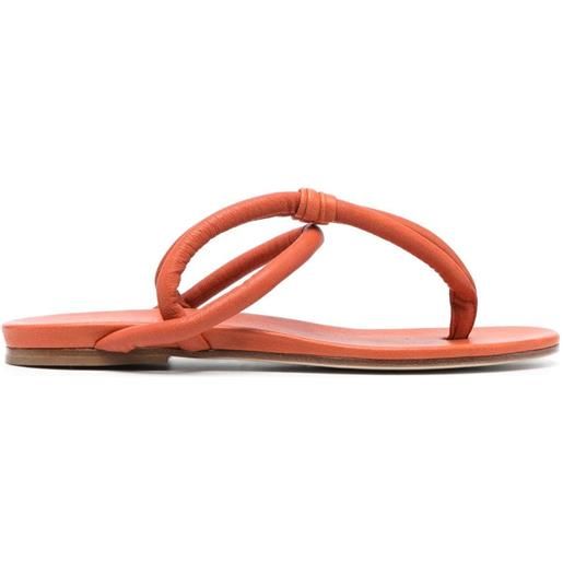 Del Carlo sandali slides infradito - arancione