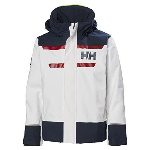 Helly Hansen jr salt port 2.0 jacket white junior unisex 14