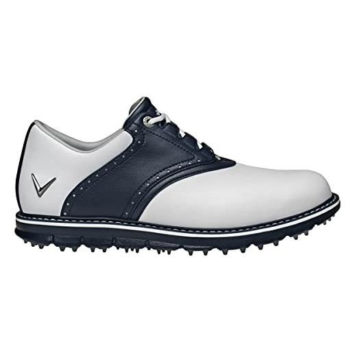 Callaway scarpa da golf lux da uomo, white navy, 46 eu
