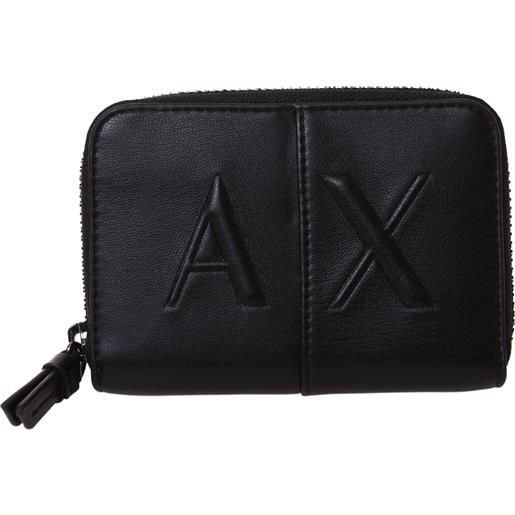 AX ARMANI EXCHANGE mini zip around portafoglio