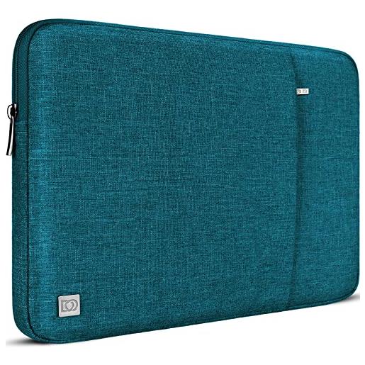 DOMISO 17.3 pollici custodia borsa per computer portatile pc protettiva laptop sleeve per 17.3 lenovo idea. Pad 300 320/hp envy 17 pavilion 17 pro. Book 470/dell precision 17, turchese