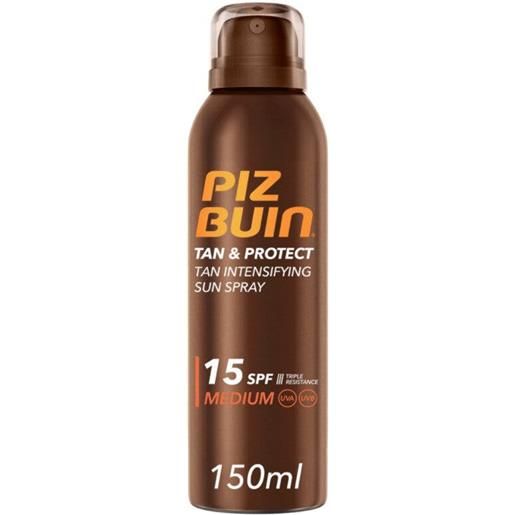 JOHNSON & JOHNSON SPA piz buin tan & protect spray abbronzatura spf15 protezione media