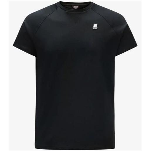 K-way edwing black pure t-shirt m/m nero uomo