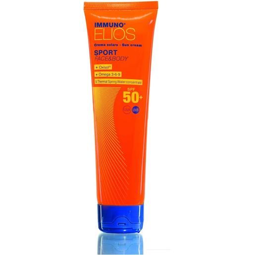 MORGAN SRL immuno elios sport - crema solare viso e corpo con protezione molto alta spf 50+ - 100 ml