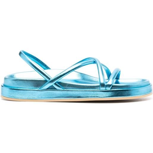 P.A.R.O.S.H. sandali con finiture metallizzate - blu