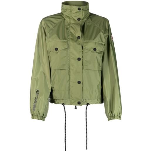 Moncler Grenoble giacca con coulisse - verde