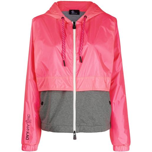 Moncler Grenoble giacca con cappuccio - rosa